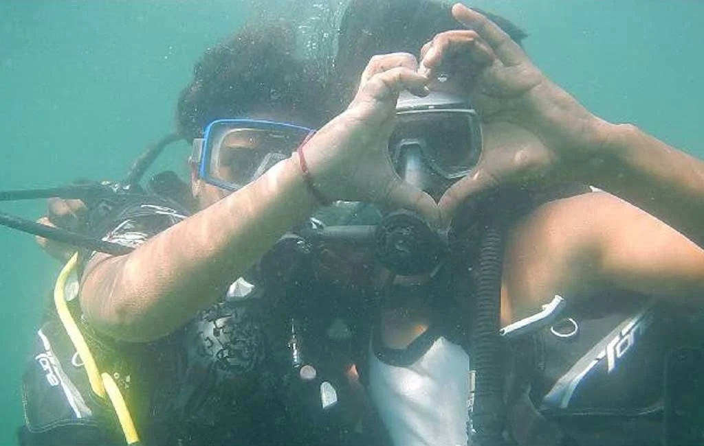 scuba dive at monkey island goa